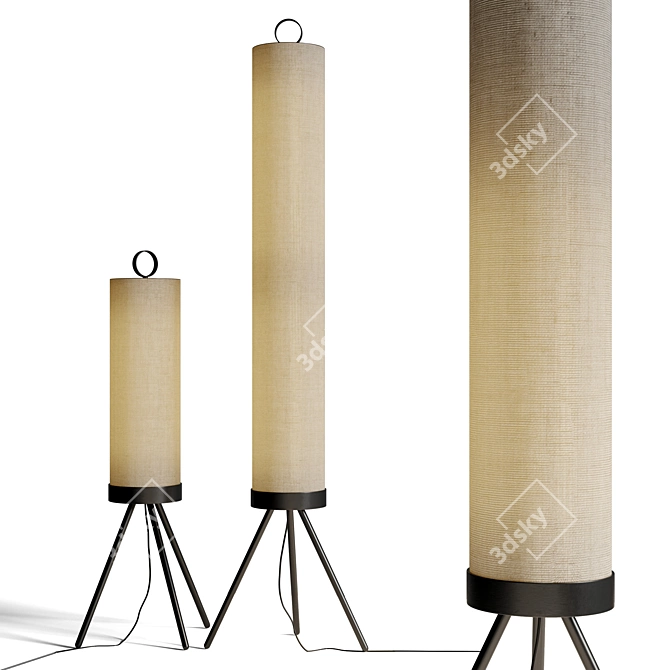 Aromas-id Floor Lights: Dazzling Ambiance 3D model image 1