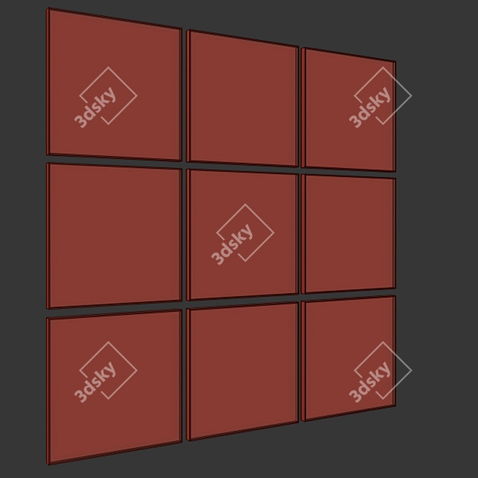 High Quality Frame ME Set 3D model image 7