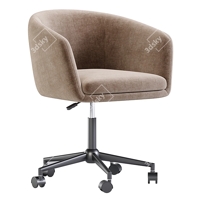 Swivel Office Chair Thea 3D model image 3