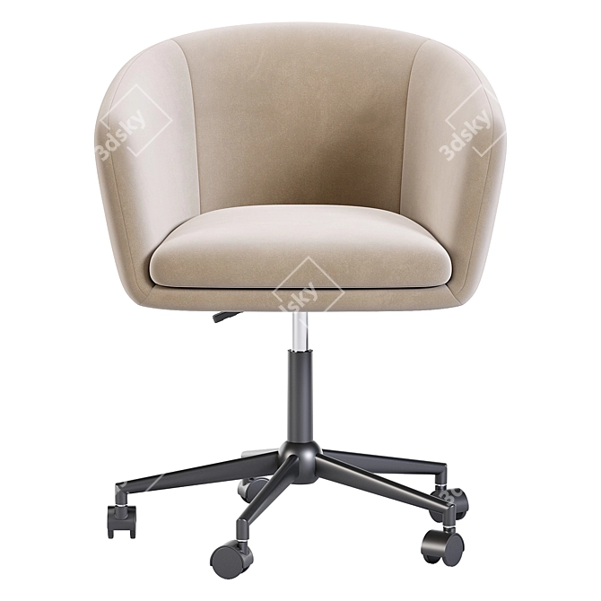 Swivel Office Chair Thea 3D model image 5