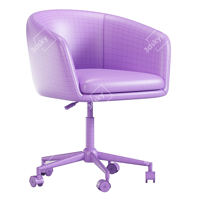 Swivel Office Chair Thea 3D model image 7