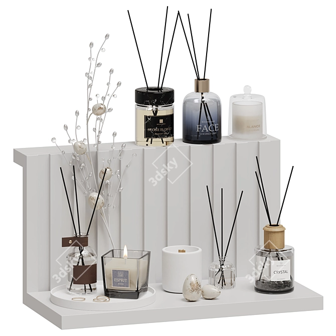 Luxury Home Fragrance Set 3D model image 1