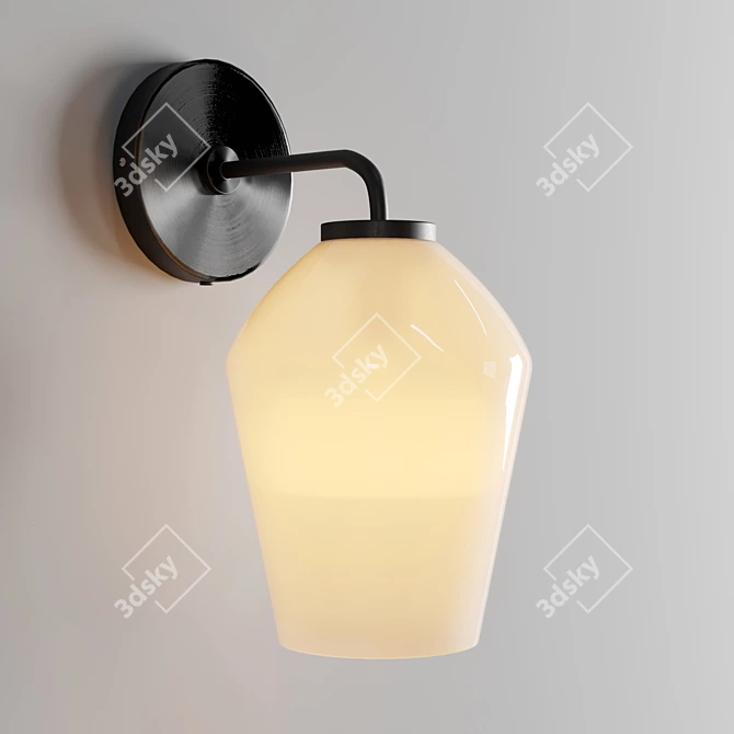 Elegant Arren Wall Sconces 3D model image 1