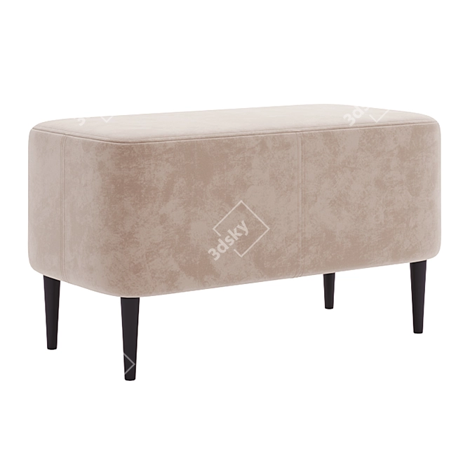 Musa 800 Ottoman Stool 3D model image 2