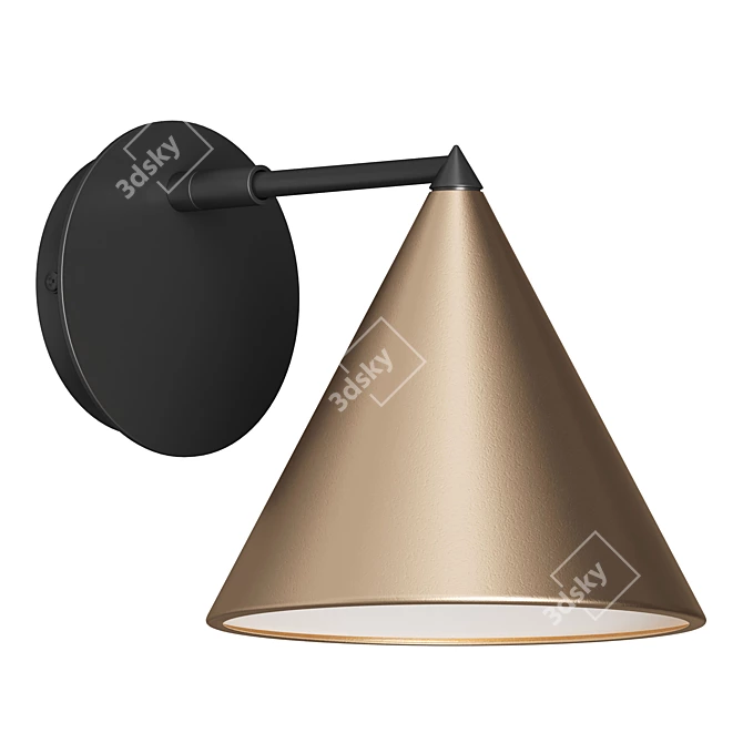 Modern Street Lamp 3D Model 3D model image 2