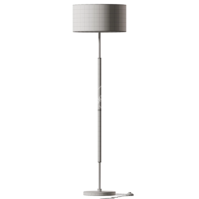 Elegant Traditional Floor Lamp 3D model image 3