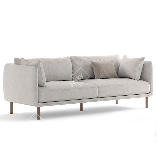 Contemporary Wells Sofa, 2015 Version 3D model image 3