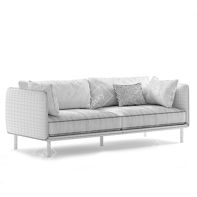 Contemporary Wells Sofa, 2015 Version 3D model image 6