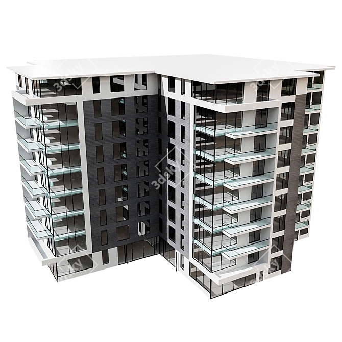 Versatile Building Model Kit 3D model image 6