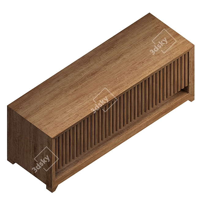 Stylish Bernsajd Chest of Drawers 3D model image 2