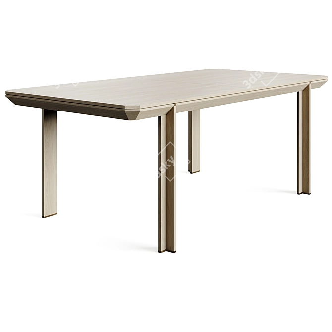 Modern Laskasas CRES Dining Table 3D model image 3