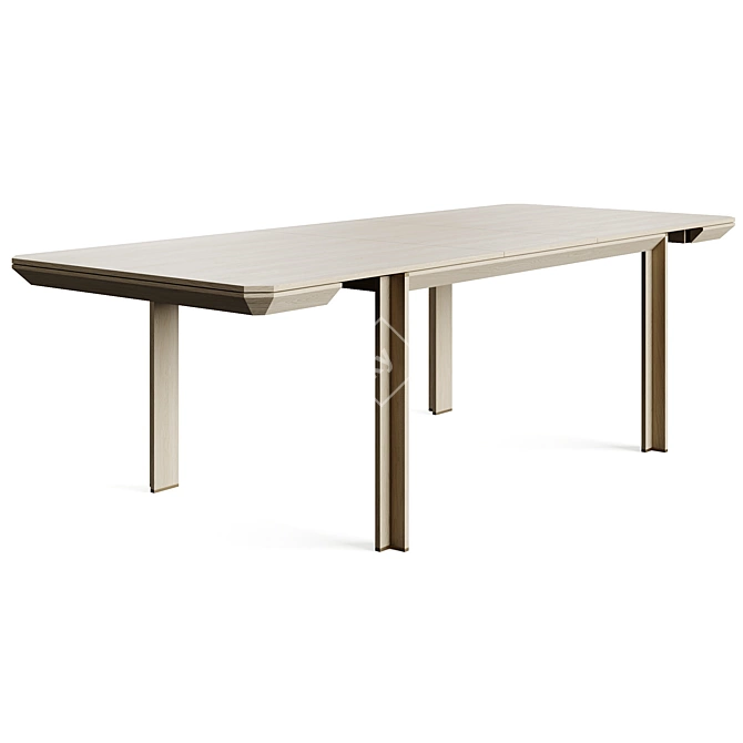 Modern Laskasas CRES Dining Table 3D model image 4