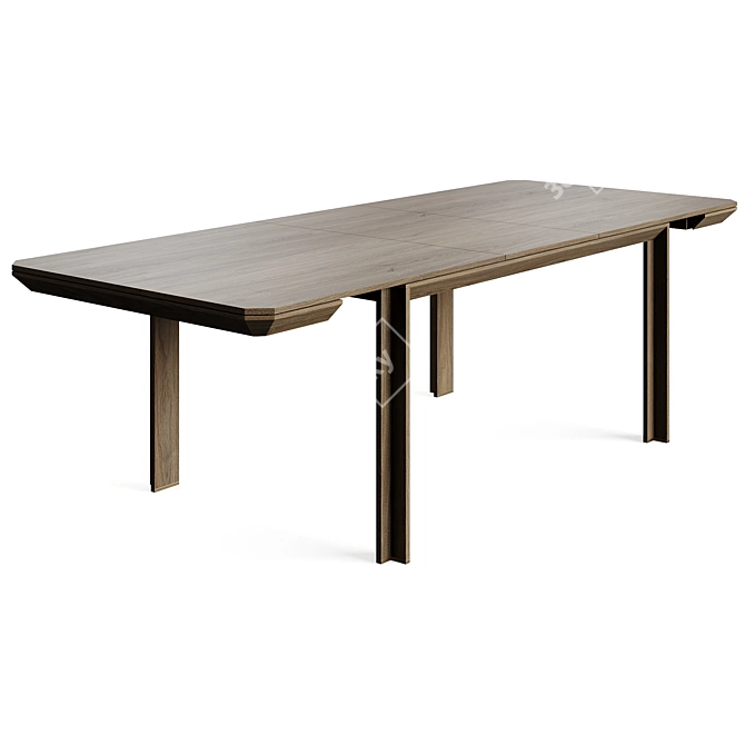 Modern Laskasas CRES Dining Table 3D model image 5