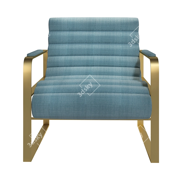 Luxury Comfort Armchair, Eichholtz Signature 3D model image 3