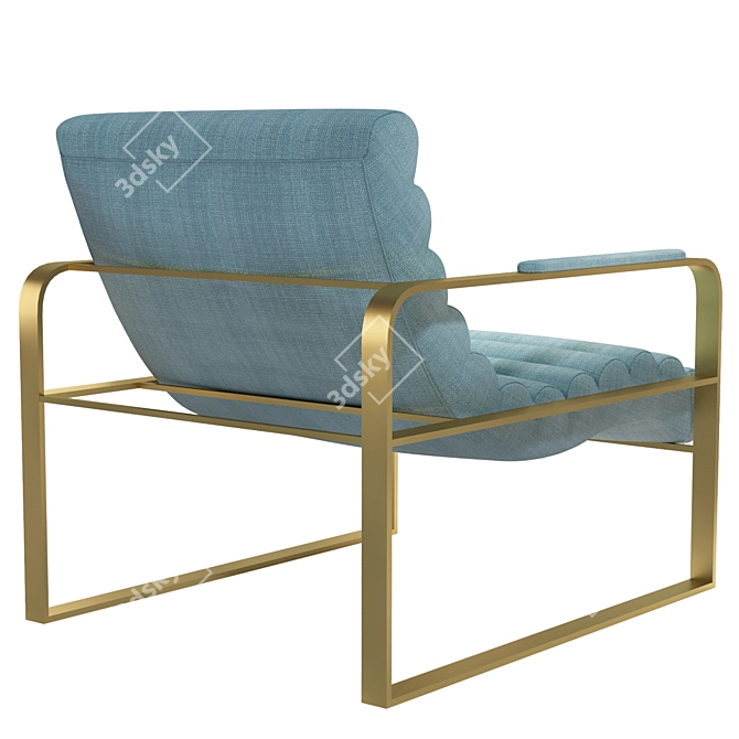 Luxury Comfort Armchair, Eichholtz Signature 3D model image 4