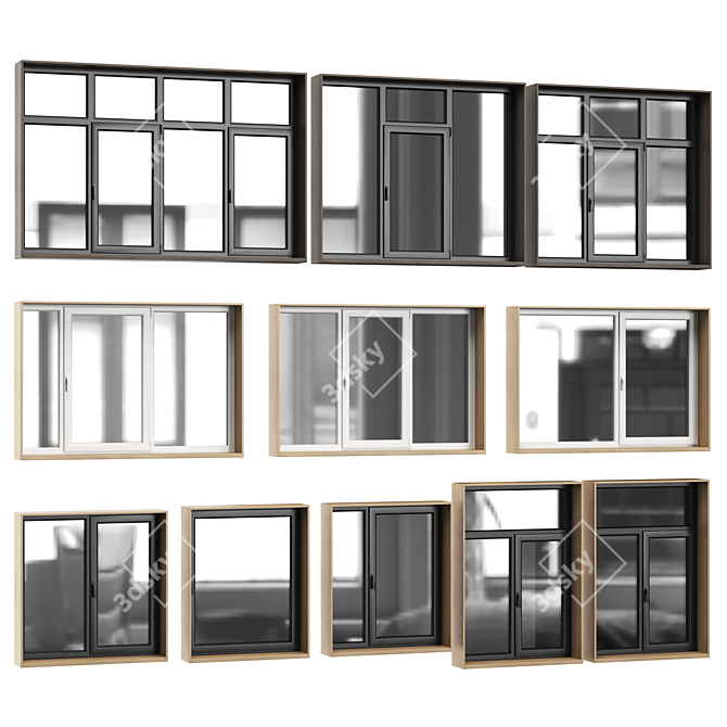 Advanced Window Slope Frame Kit 3D model image 1