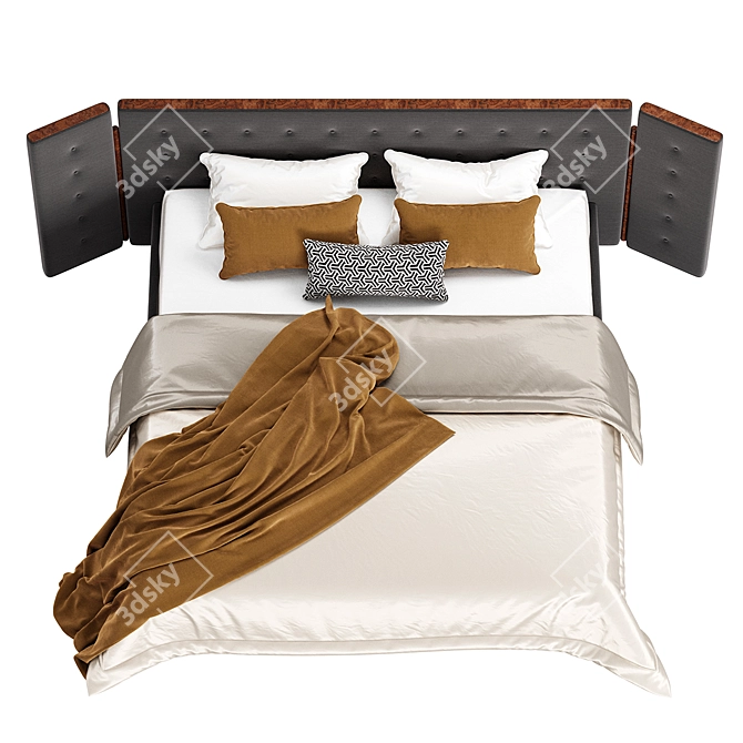 WINGS Manifesto Bed Frame 3D model image 5