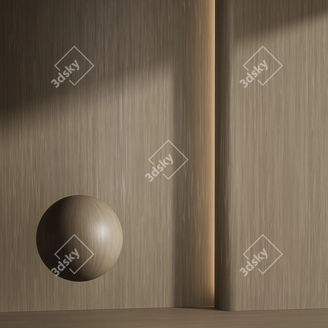 Wood Veneer Material Bundle 3D model image 4