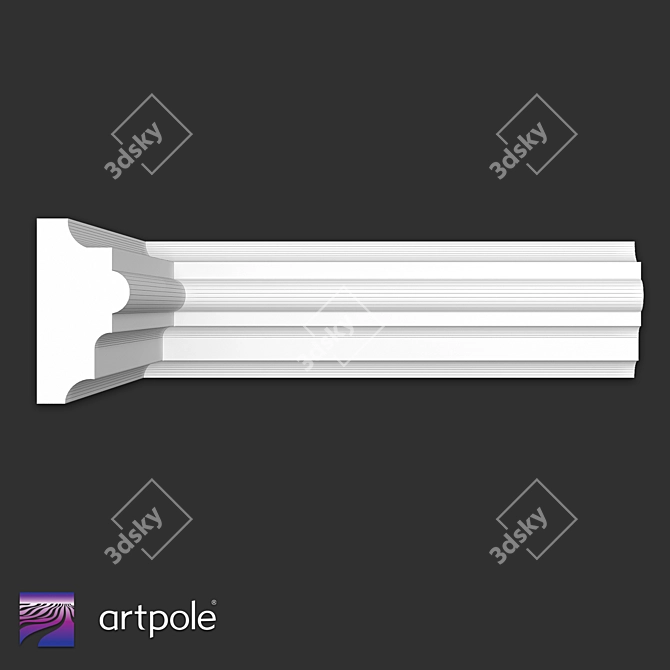 Gypsum Mold SMG397 3D model image 2