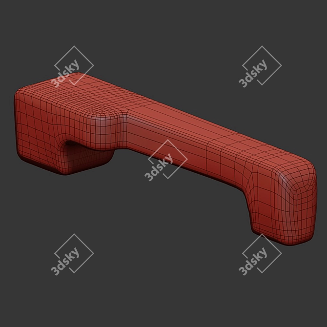 Modern Elegance: Salome Bench 3D model image 2