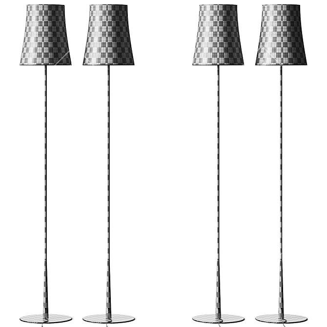 Rotating Birdie Floor Lamp 3D model image 3