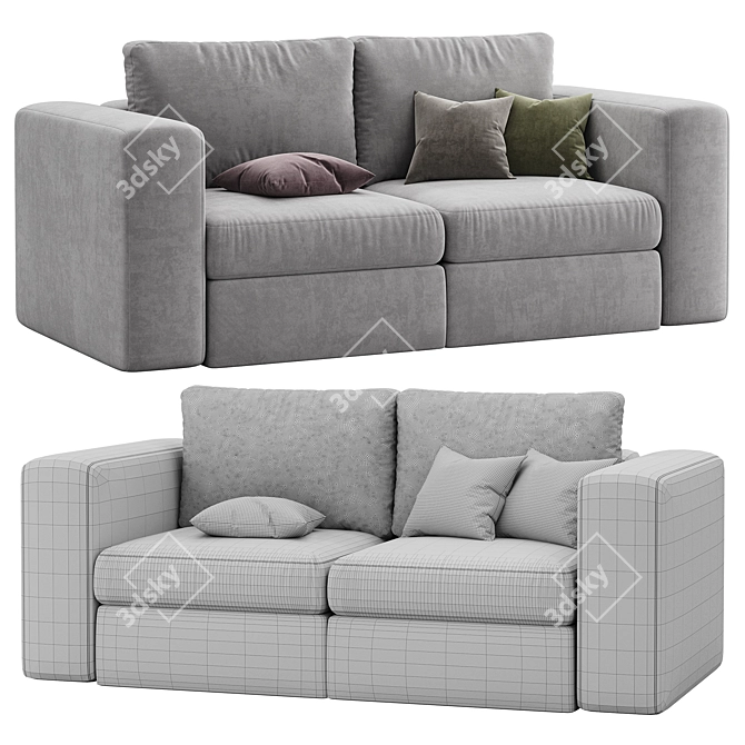 Collin Foam Comfort Two-Piece Sofa 3D model image 5