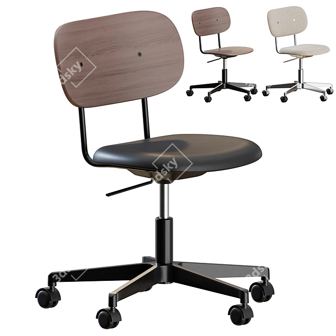 Menu Space Co Task Chair 3D model image 1