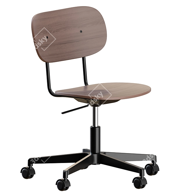 Menu Space Co Task Chair 3D model image 2