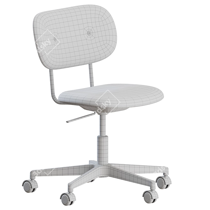 Menu Space Co Task Chair 3D model image 5