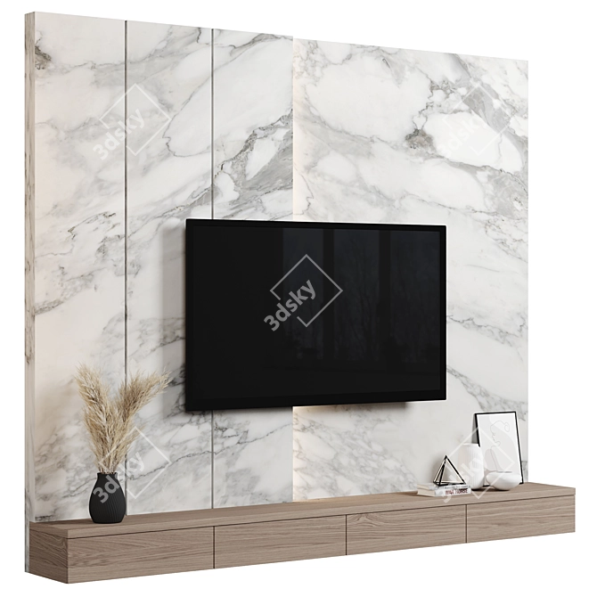  Modular TV Wall Mount Option 3D model image 2