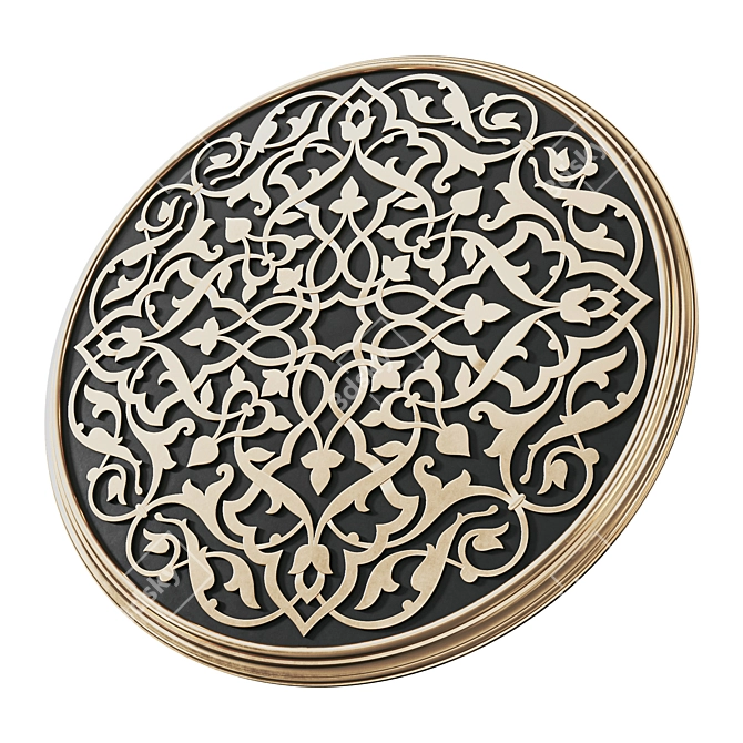 Arabic Ornament Wall Decor 3D model image 3