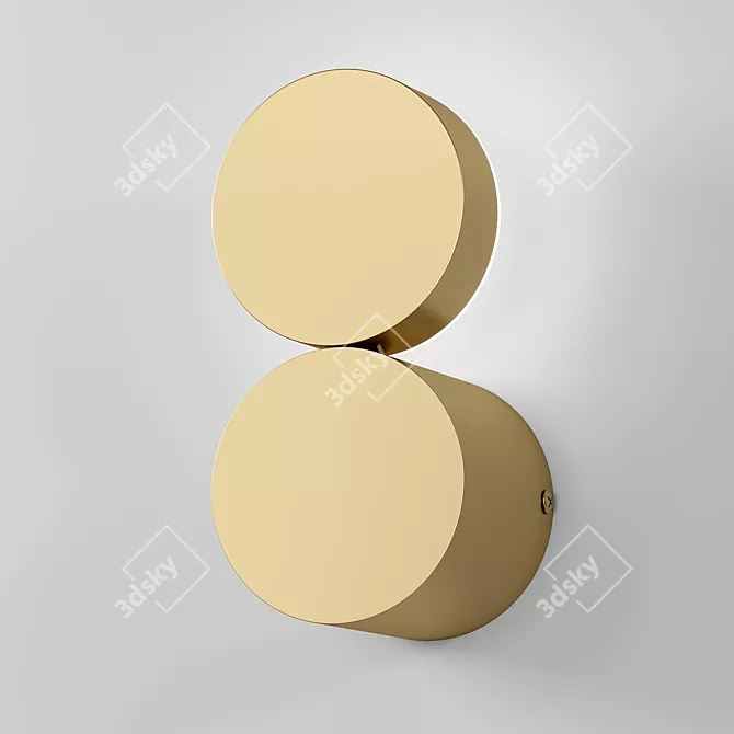 Brioni LED Wall Light Fixture 3D model image 4