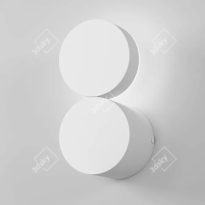 Brioni LED Wall Light Fixture 3D model image 5