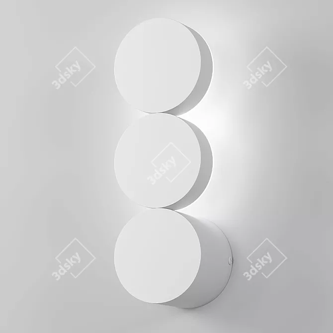 Brioni LED Wall Light Fixture 3D model image 8