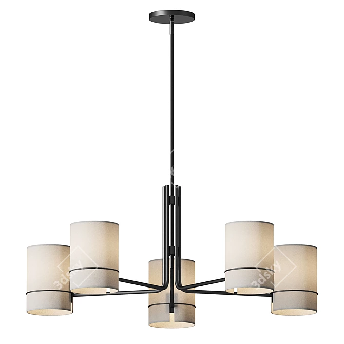  Modern PBR Shaw Chandelier 3D model image 1