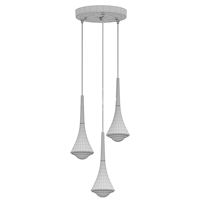 Modern Hanging Lamp CAI 2015 3D model image 5