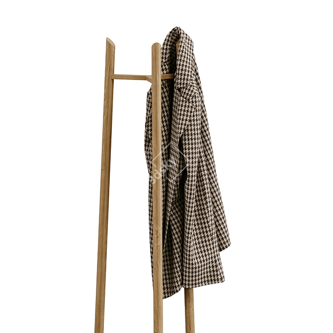 Bolia Cocoon Coat Stand & Jacket 3D model image 3