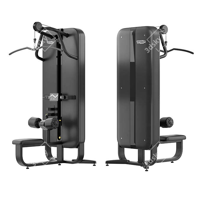 Advanced Technogym Artis Lat Machine 3D model image 1