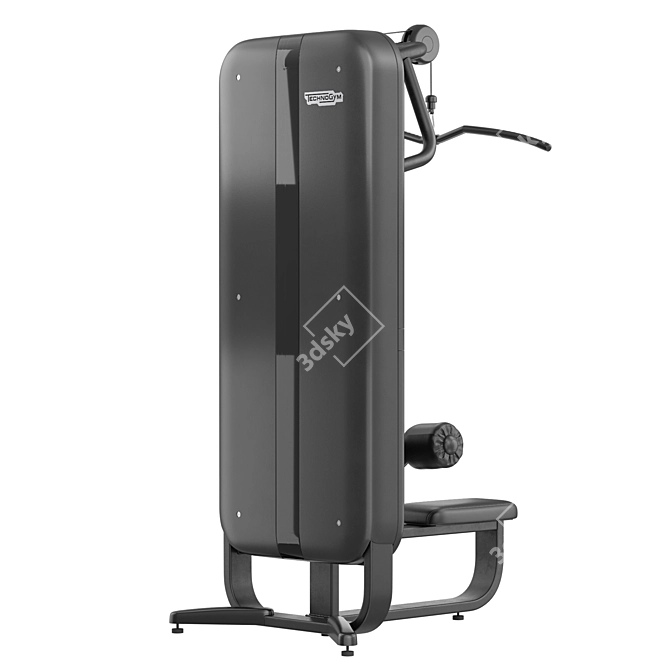 Advanced Technogym Artis Lat Machine 3D model image 7