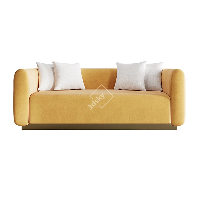 Luxury Foz Sofa Inspired Design 3D model image 5