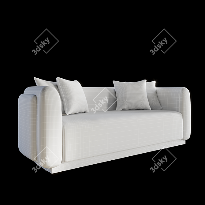 Luxury Foz Sofa Inspired Design 3D model image 6