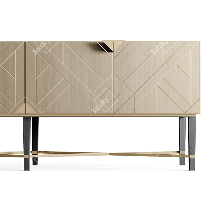  Sirmione Quad-Polygon Sideboard 3D model image 6