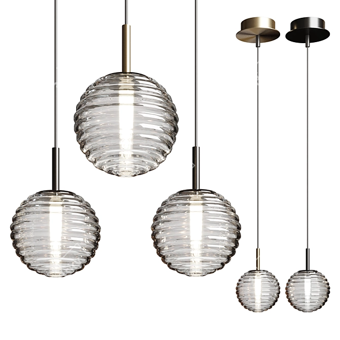 Aromas Pendant Light Essential 3D model image 1