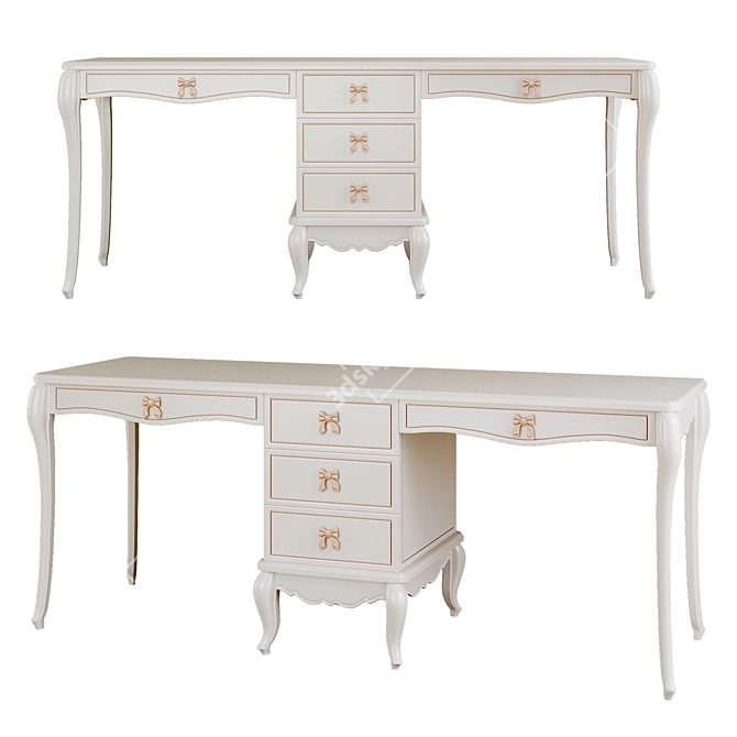 Deluxe Princess Desk PR-37 3D model image 1