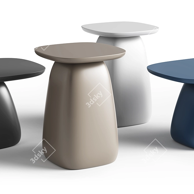 Contemporary Novamobili CLIFF Tables 3D model image 2