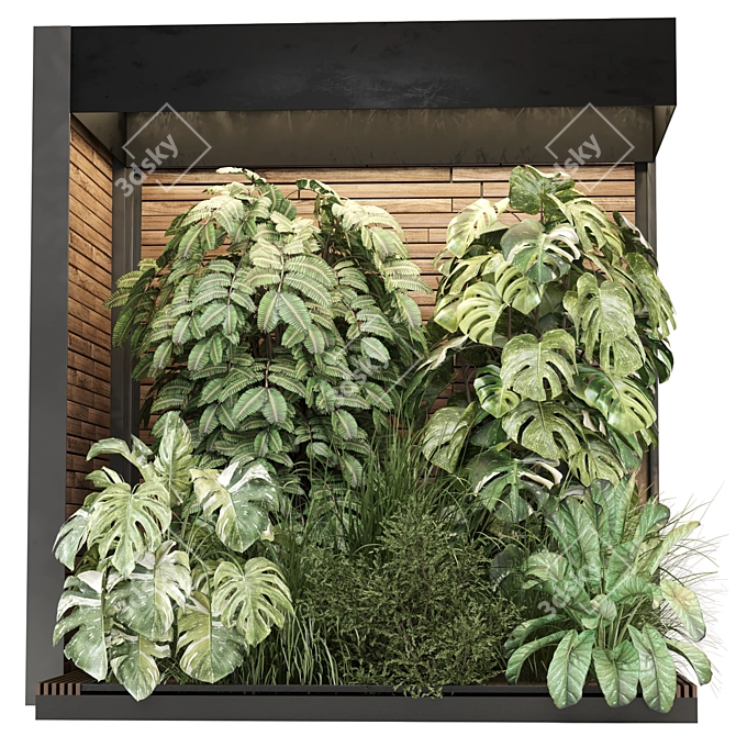 Modern Indoor Plants Set 1305 3D model image 1