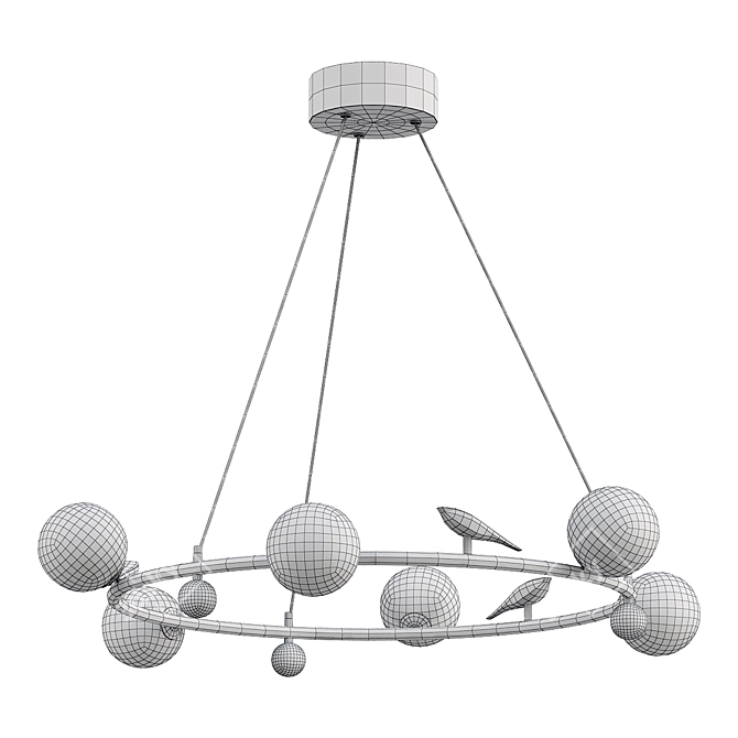 Modern Chandelier - Nomi 3D model image 2