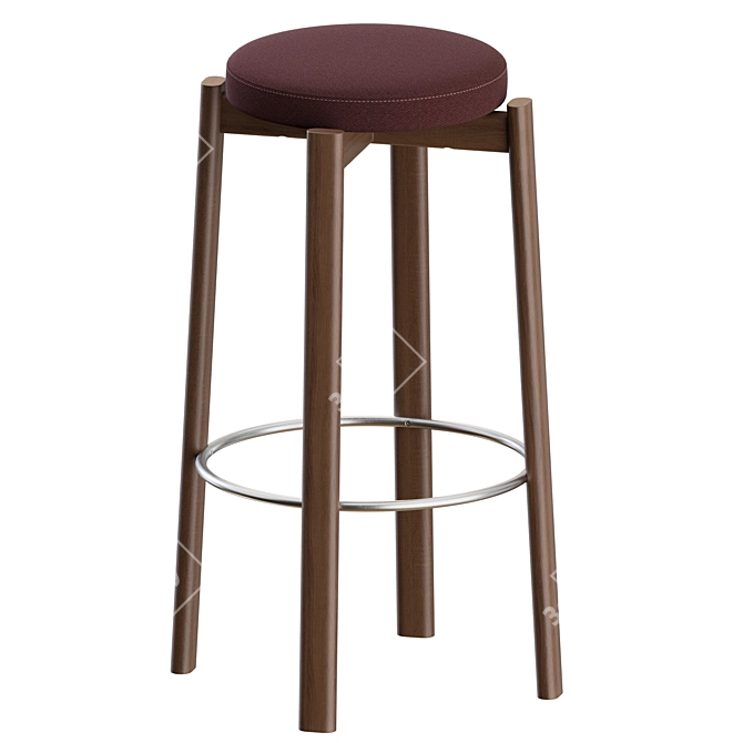 Audo Copenhagen Passage Bar Stool 3D model image 8