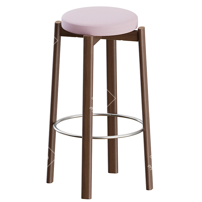 Audo Copenhagen Passage Bar Stool 3D model image 9