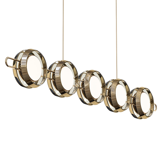 Sleek Elegance Pendant Light 3D model image 1